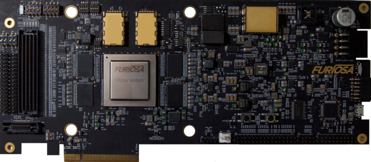 퓨리오사AI가 개발한 AI 반도체 워보이(Warboy). (사진=퓨리오사AI)