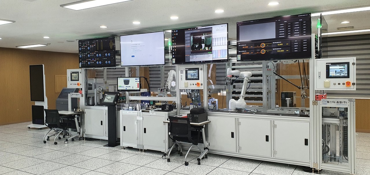 중소벤처기업진흥공단 광주 스마트공장배움터의 교육용 제조라인. (사진=중소벤처기업진흥공단).