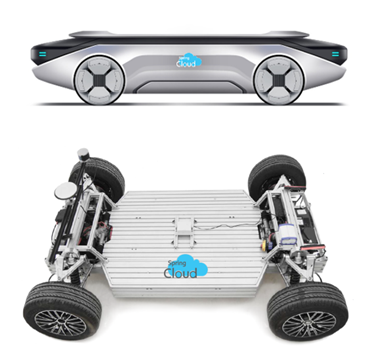 스프링클라우드의 다목적 기반 자율주행 모빌리티 플랫폼 '오페라KIT'. (사진=스프링클라우드 제공).