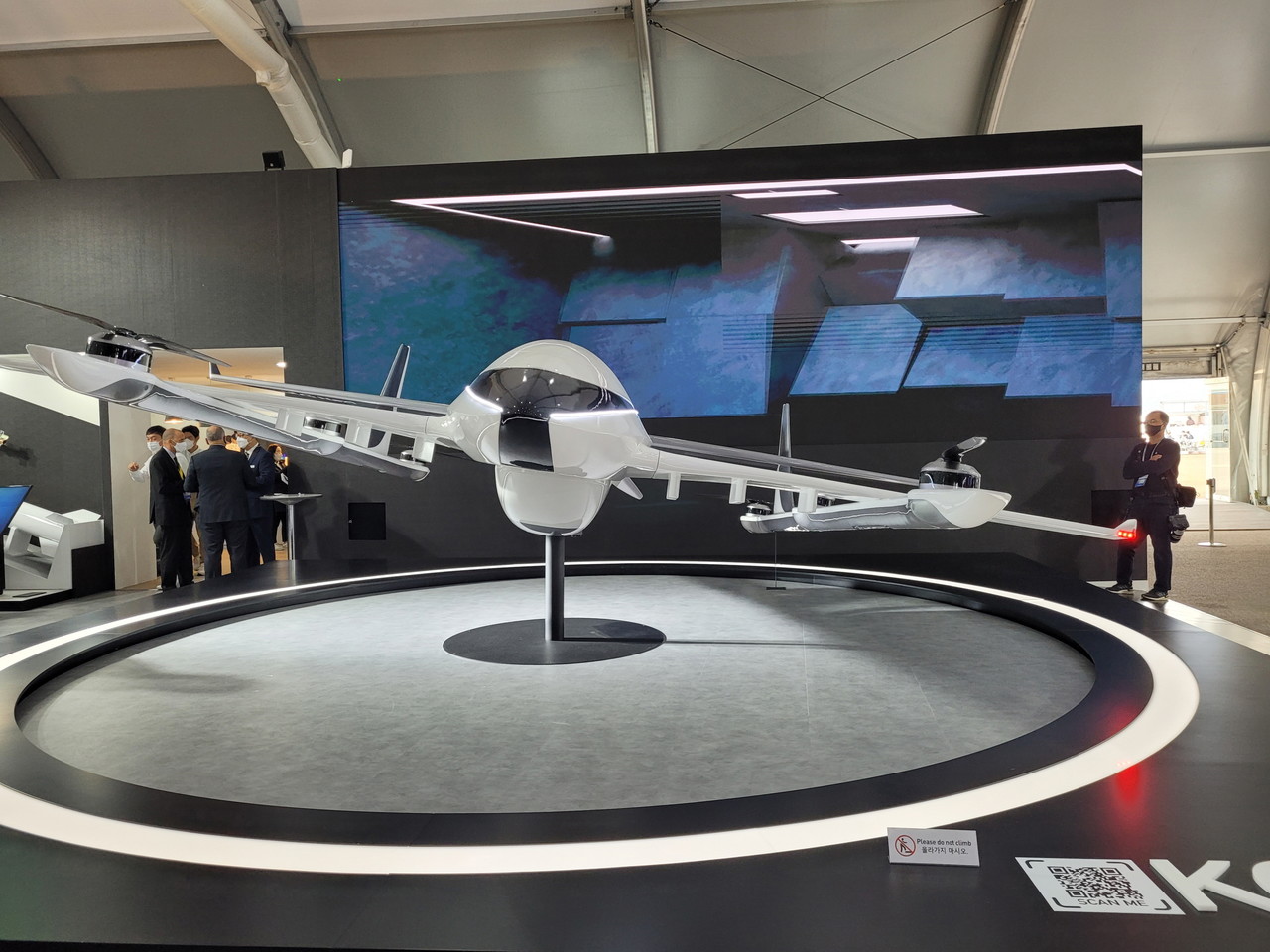 카고드론 전시 모습. (사진=광주광역시 제공).