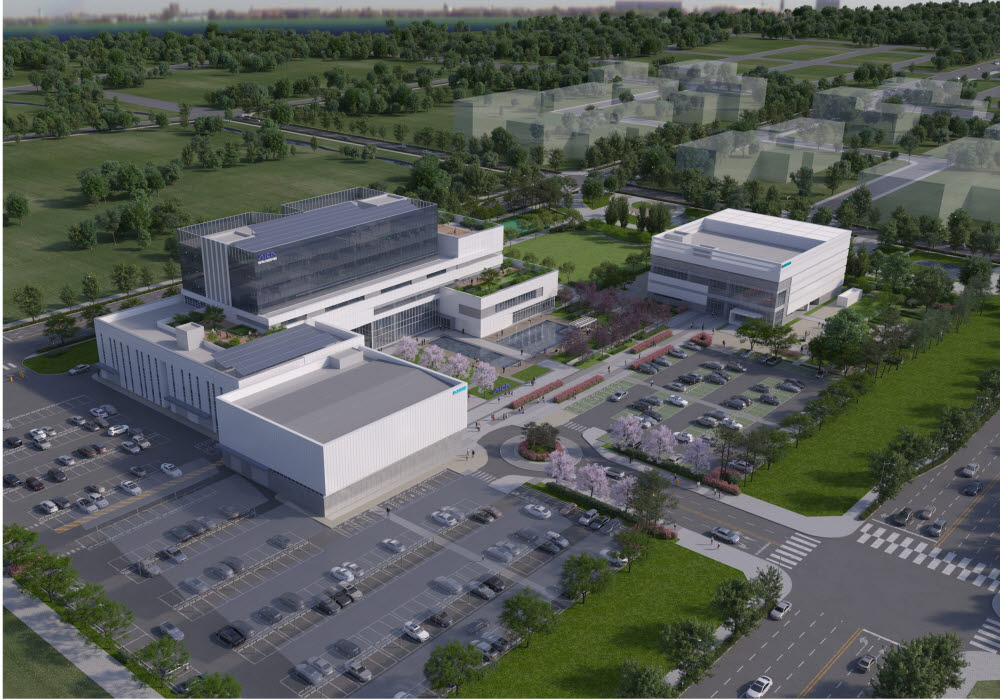 첨단 3지구에 조성되는 인공지능 집적단지 조감도. (사진=인공지능산업융합사업단 제공). 