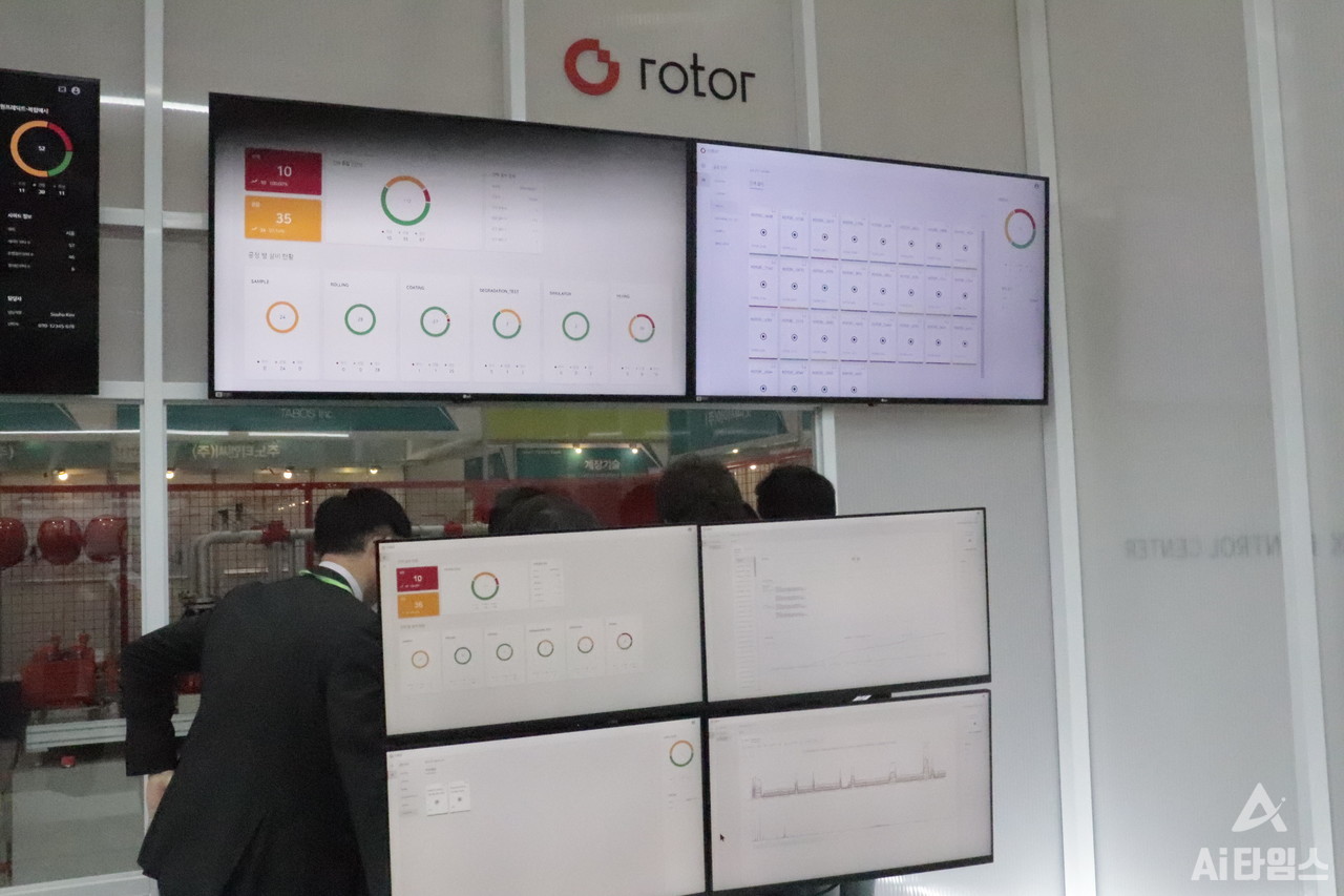가디원 로터는 진동 데이터를 알고리즘으로 분석해 변압기 등에 있는 회전자의 상태를 알려주는 솔루션이다. (사진=김동원 기자)