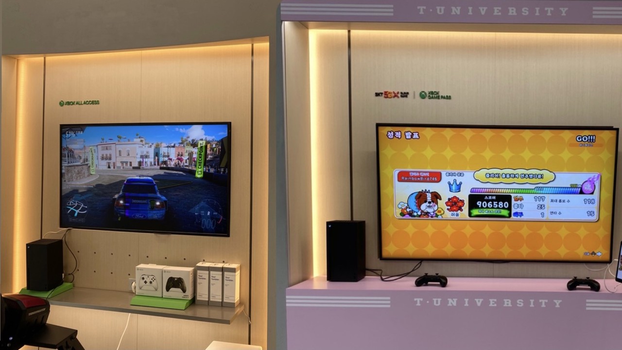 SKT 게임 플랫폼인 엑스박스 올플랫폼. (사진=김미정 기자)