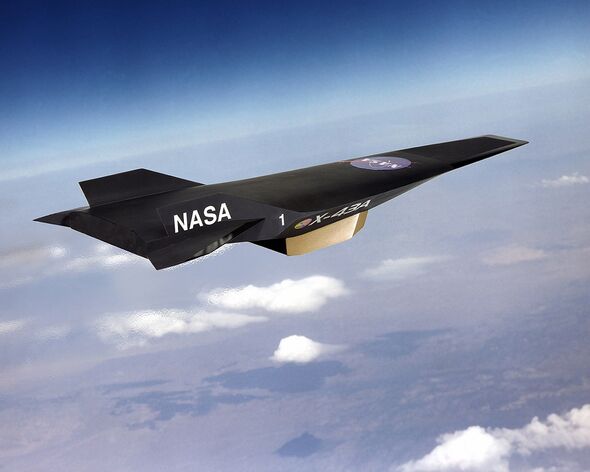 2000년대 초반에 개발된 실험용 무인 극초음속 우주선인 NASA의 X-43A.(사진=NASA)