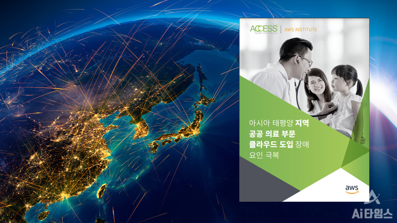 액세스 헬스 인터내셔널은 AWS 인스티튜트와 협력해 아태지역 12개 국가를 대상으로 공공 의료 부문 클라우드 도입 장애 요인 등을 조사했다. (사진=AWS·셔터스톡, 편집=김동원 기자)