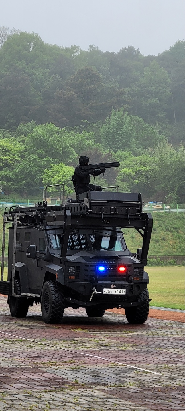 이날 훈련에는 광주경찰청과 경찰특공대가 참여했다. (사진=광주광역시 안전정책관실 제공)