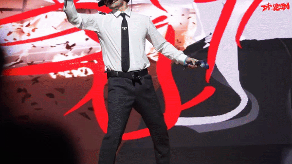 염동균 작가가 103주년 3.1절 기념식에서 선보인 메타버스&아바타 드로잉 퍼포먼스. (영상=염동균 작가 유튜브 채널).