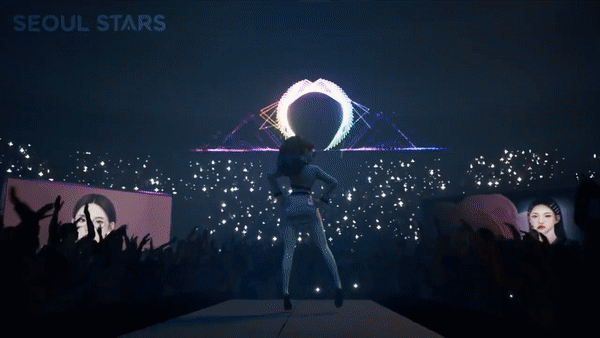 3D 버추얼 K팝 아티스트 유나(Yuna). (영상=Seoul Stars 유튜브 채널).