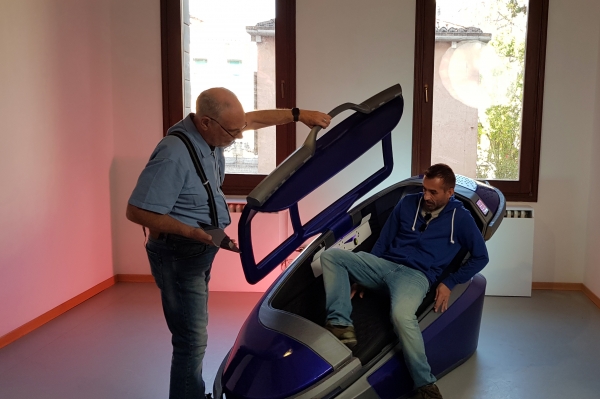 ‘엑시트 인터내셔널’이 개발한 조력자살 캡슐, 사르코(Sarco).(사진=Exit International).