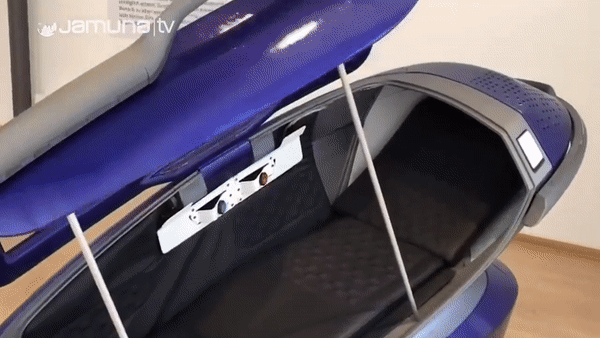 ‘엑시트 인터내셔널’이 개발한 조력자살 캡슐 사르코. (사진=JAMUNA TV 유튜브 캡쳐).