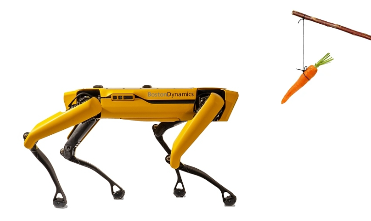 로봇이 넘어지지 않고 실제 세계에서 자율적으로 이동 기술을 배울 수 있는  강화학습 프레임워크를 구글이 소개했다.(사진=보스톤 다이나믹스) 