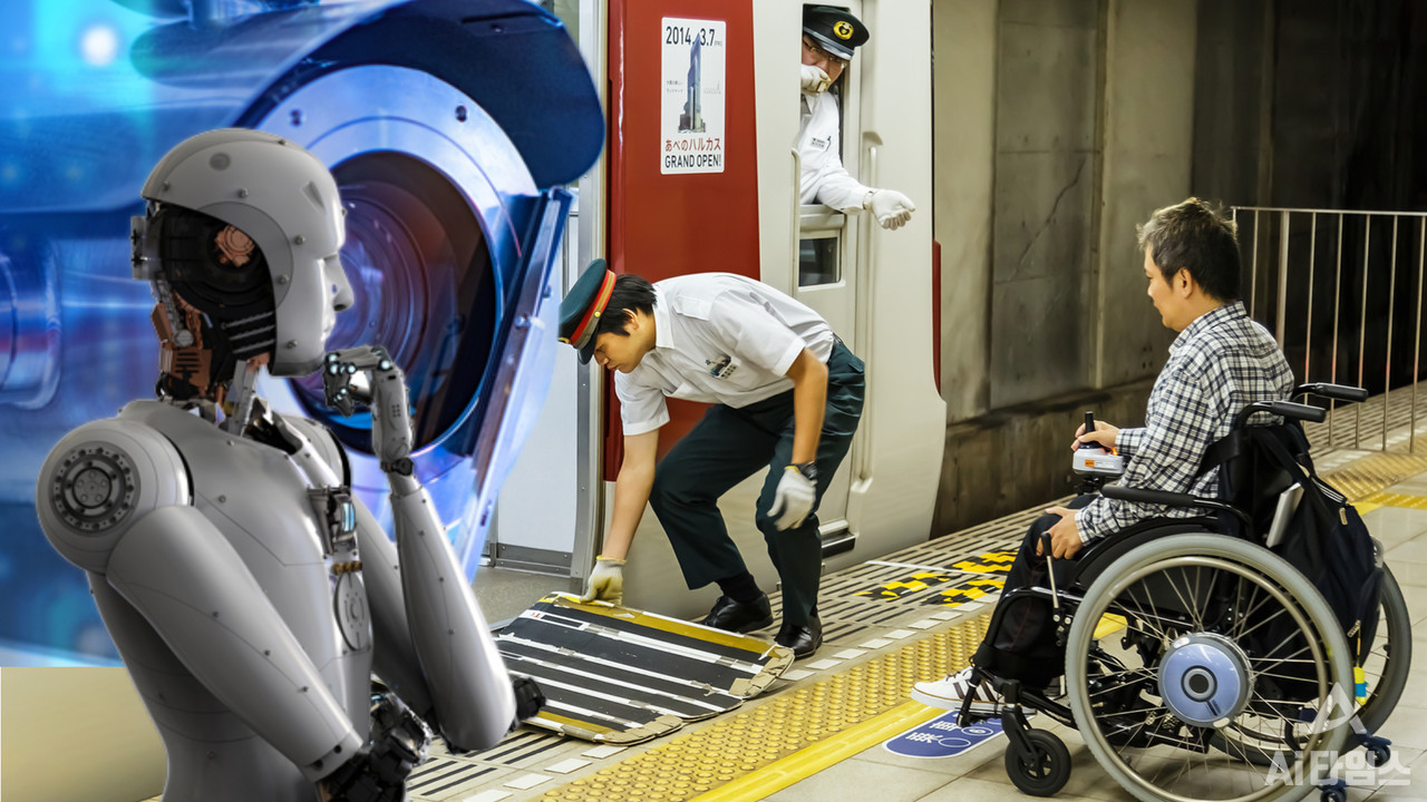 인텔리빅스는 일본 철도 역사에 교통약자를 보조할 수 있는 '교통약자 분석 AI' 기술을 공급하고 있다고 밝혔다. (사진=셔터스톡, 편집=김동원 기자)