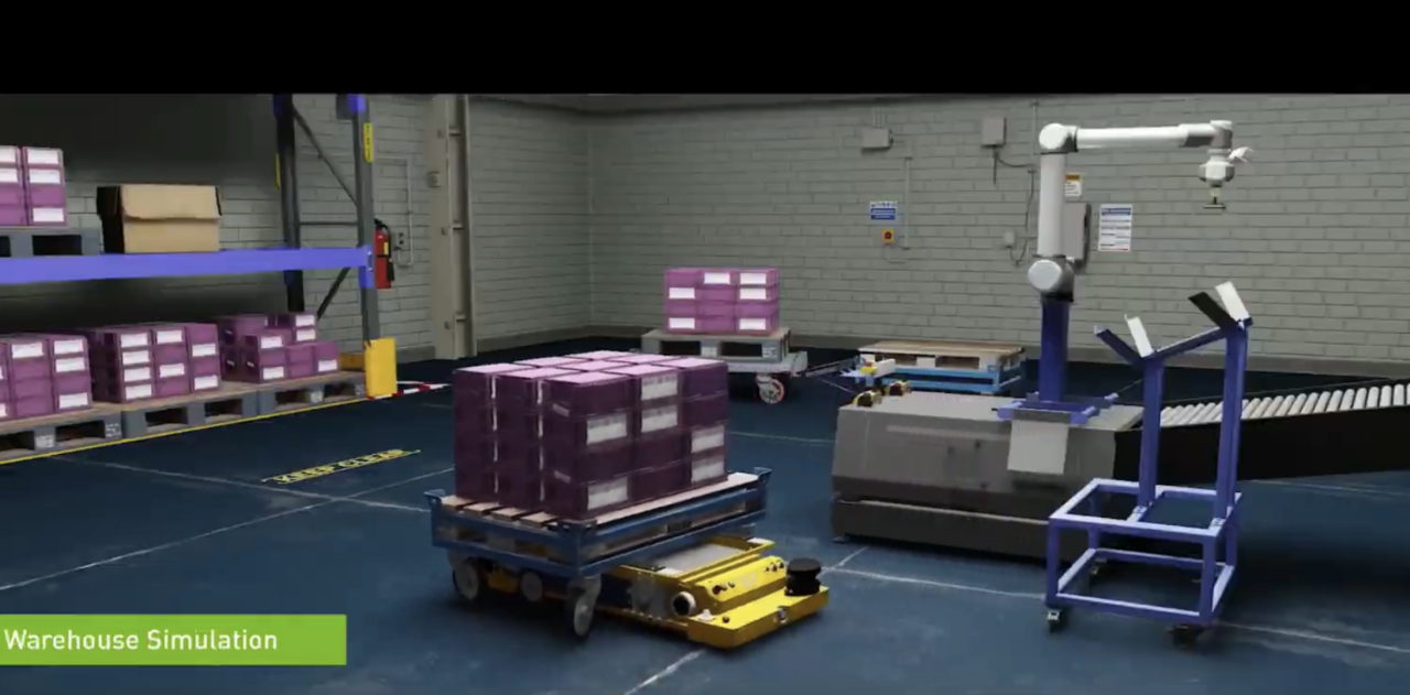 BMW는 엔비디아 옴니버스를 활용해 가상공장을 세웠다. (사진=엔비디아 세미나 캡처)