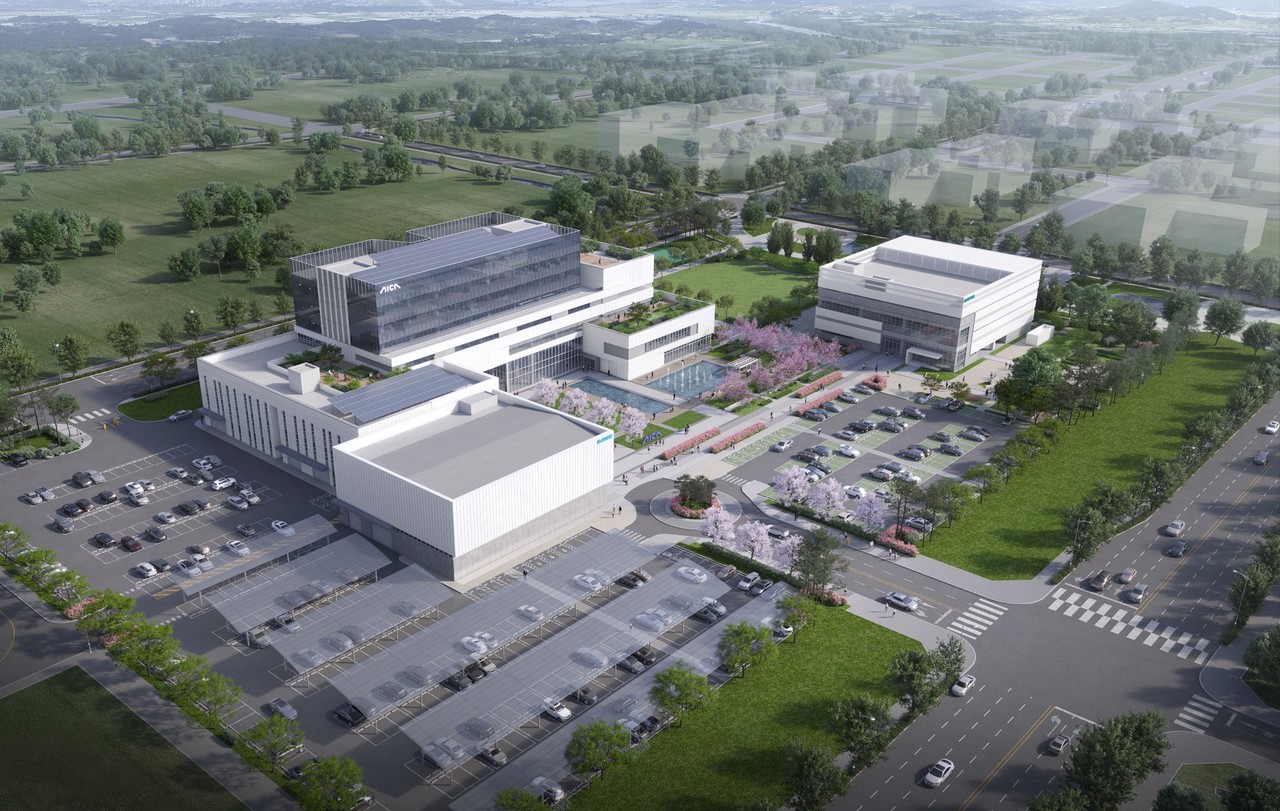 AI 데이터센터가 들어서는 인공지능 산업융합 집적단지 조감도. (사진=인공지능산업융합 사업단 제공).