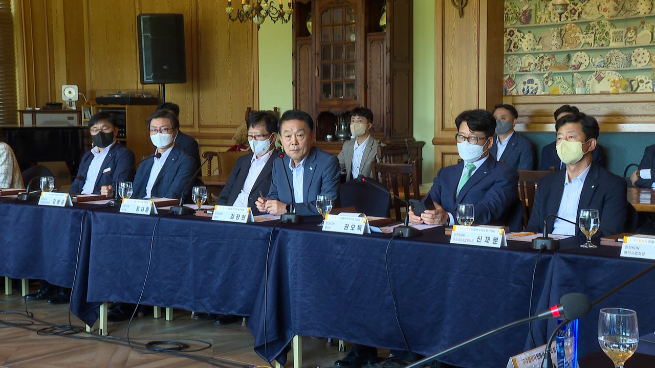 김장현 한전KDN 사장은  “앞으로도 에너지ICT 플랫폼 사업과 국민 지향적인 ESG를 선도하는 과정에 협력사와 지속적인 상생협력과 동반성장을 도모해 나갈 것”이라고 밝혔다. (사진=한전KDN 제공).