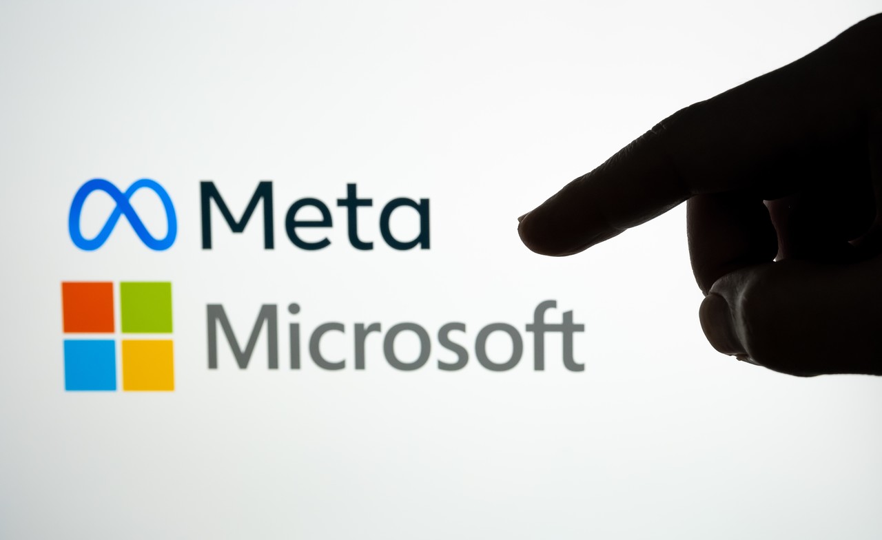 메타(Meta)는 AI 연구 및 개발을 위해 마이크로소프트 애저(Azure)를 전략적 클라우드 공급자로 선택했다.(사진=메타 & 마이크로소프트)