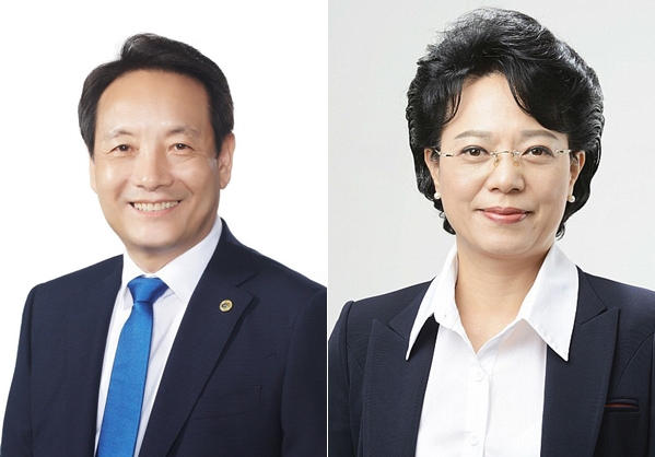 현직 동구청장인 더불어민주당 임택 후보와 국민의힘 양혜령 후보가 맞붙는다. 6·1 지방선거를 앞두고 인공지능(AI) 도시 광주 조성을 위한 광주 남구청장 후보들의 4차 산업 관련 정책들을 살펴봤다. 왼쪽부터 더불어민주당 동구청장 후보 임택, 국민의힘 양혜령 후보. (편집=AI 타임스).