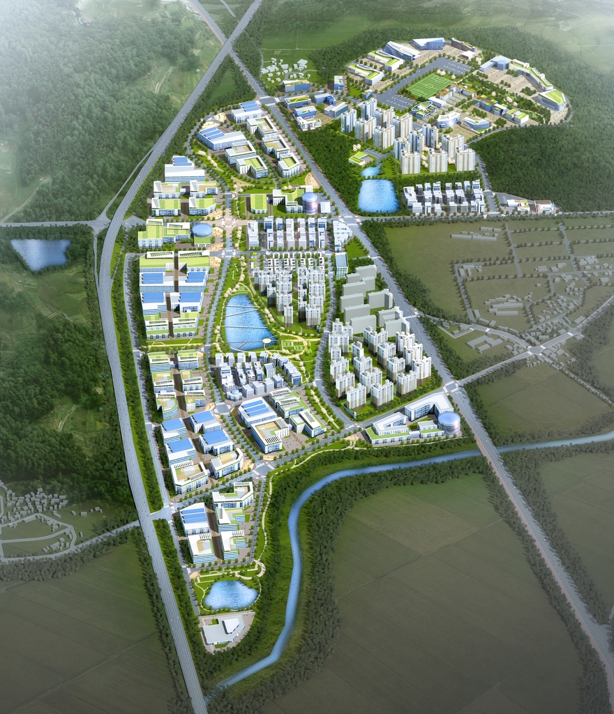 김병내 남구청장 당선인은 "남구 에너지밸리 산단 활성화를 통한 세수 확보로 재정 형편이 나아지고 광주도 차세대 전략산업의 메카로 조성해 나갈 최적의 조건을 갖췄다"며 남구는 물론 광주의 미래 경제와 첨단 육성을 위해 에너지밸리 산업단지를 잘 키워 활용해야 한다고 강조했다. 사진은 광주 에너지밸리 산단 조감도.(사진=광주도시공사 제공).