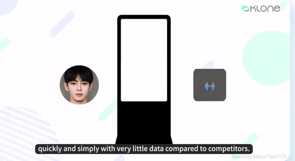 '클론 스튜디오'로 제작하는 가상인간은 한국어 뿐만 아니라 중국어, 일본어, 영어, 스페인어 등 다국어 대사도 만들 수 있다. (사진=클론 스튜디오 홈페이지 캡쳐).