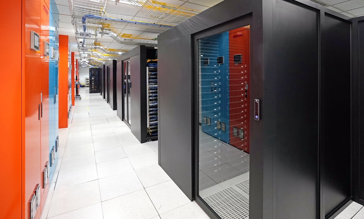 신테카바이오 구로슈퍼컴센터 내부 모습. (사진=신테카바이오)