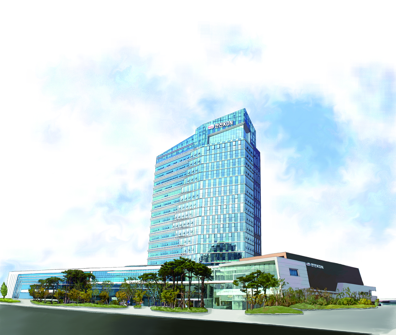 한전KDN 본사 사옥 전경. (사진=한전KDN 제공).