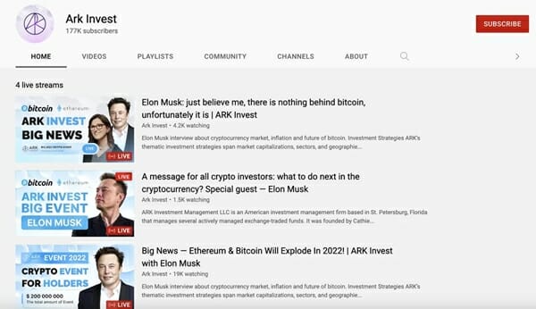 해킹된 영국 육군 유튜브 계정. (사진=유튜브)