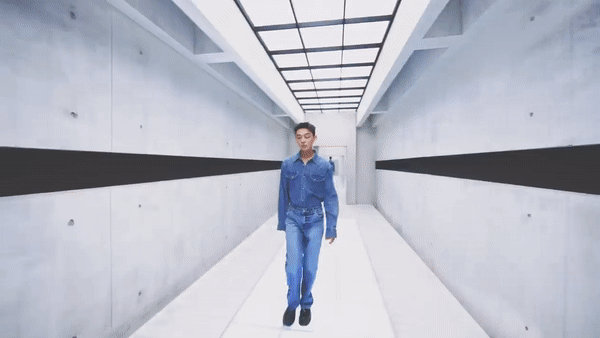 무신사의 브랜드 뮤즈인 배우 유아인이 가상인간으로 새롭게 재탄생한 했다. (사진=무신사 TV 캡쳐).