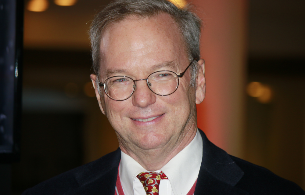 에릭 슈미트(Eric Emerson Schmidt) 전 구글 최고경영자(CEO). (사진=셔터스톡)