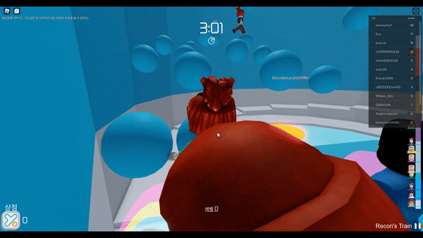 '타워 오브 헬' (Tower of Hell) 은 제한 시간 안에 탑을 오르는 게임으로 현재 누적 이용자는 185억 명대를 기록하며 그 인기를 예상할 수 있었다. (사진=로블록스 타워 오브 헬 캡쳐).