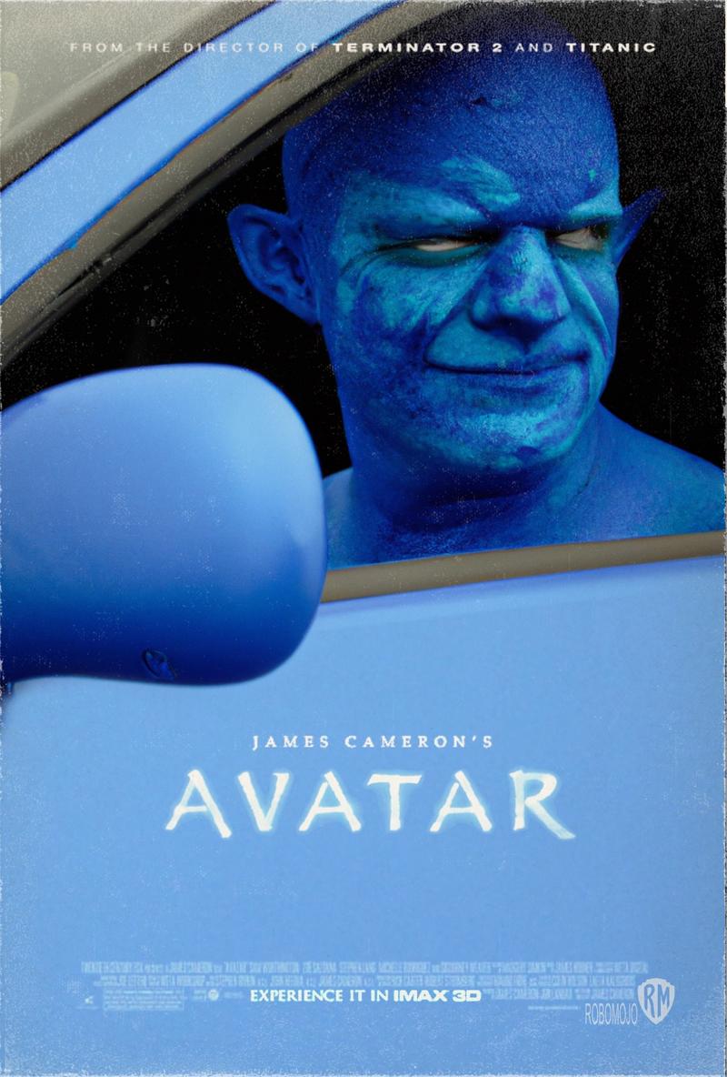 인공지능(AI)이 재해석한 영화 '아바타(Avatar)' 포스터. (사진=Vincenzi).