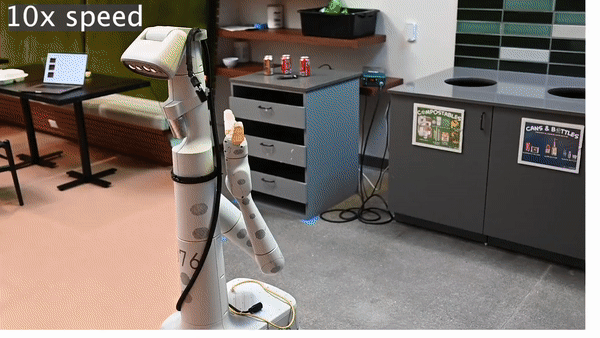 "방금 운동했는데, 회복할 수 있는 음료와 간식을 가져다 줄래요?"라는 작업에 대한 로봇의 계획 및 실행프로세스.(사진=구글) 