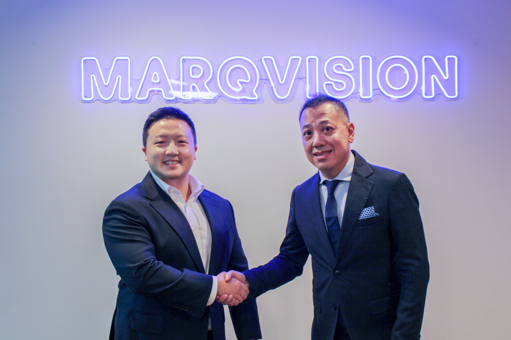 이도경 마크비전 한국대표(왼쪽)와 개리 령 포레오 글로벌 리테일 디렉터(오른쪽) (사진=마크비전)