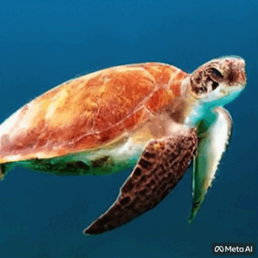 바다 거북 이미지에서 생성한 비디오(사진=메타)