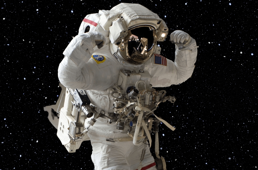 Danny Olivas como astronauta (crédito da foto = USC Viterbi Institute of Technology)
