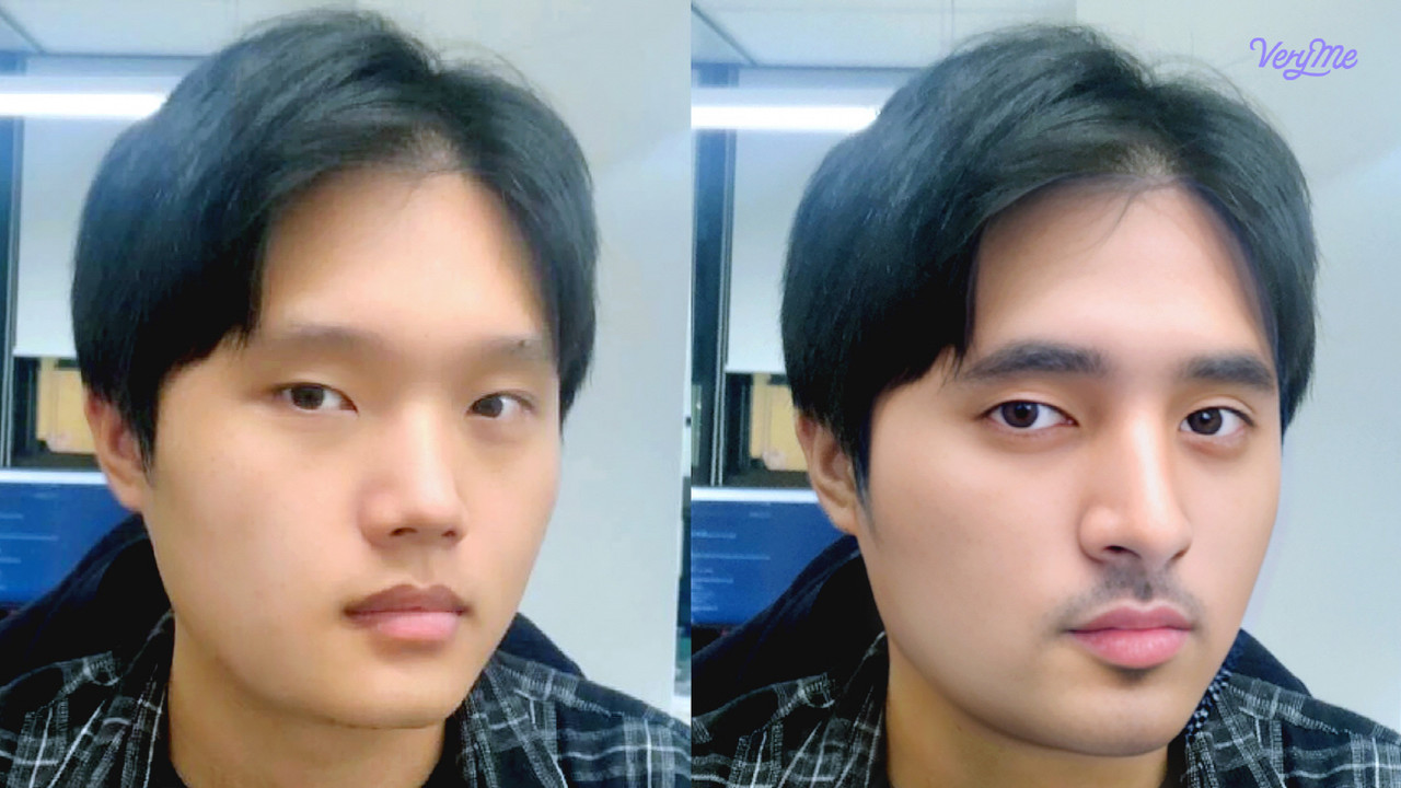 베리미의 '실시간 라이브 스왑' 시연 이미지 (사진=라이언로켓)