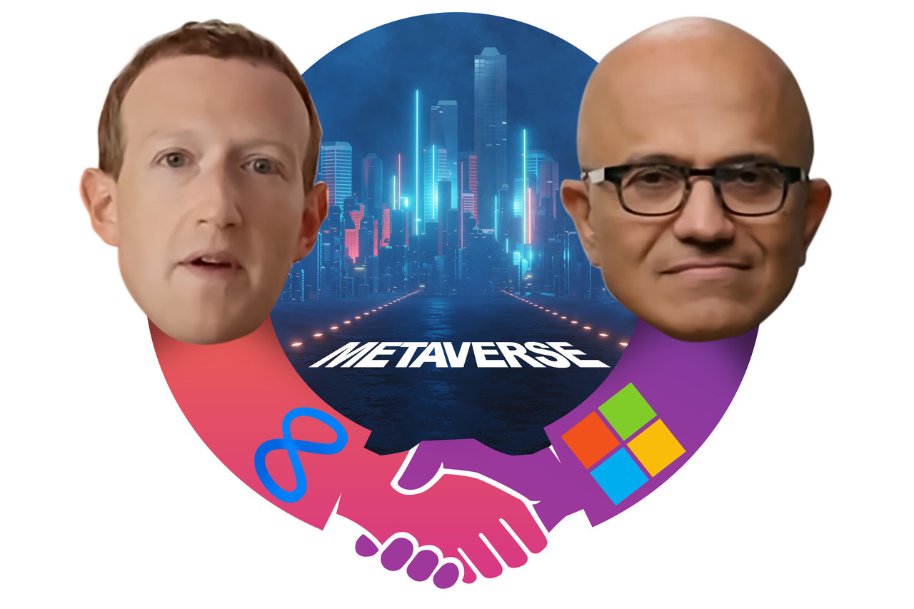 메타와 MS가 메타버스 분야에서 파트너십을 맺었다.