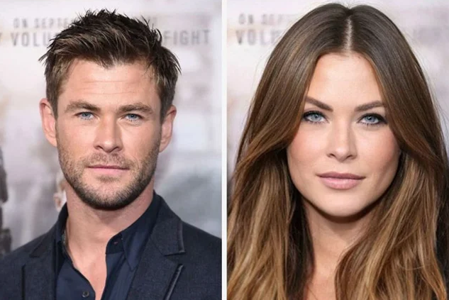 온라인 커뮤니티에 공개된 크리스 햄스워드(왼쪽)와 AI 생성 성전환 모습 (사진=레딧)