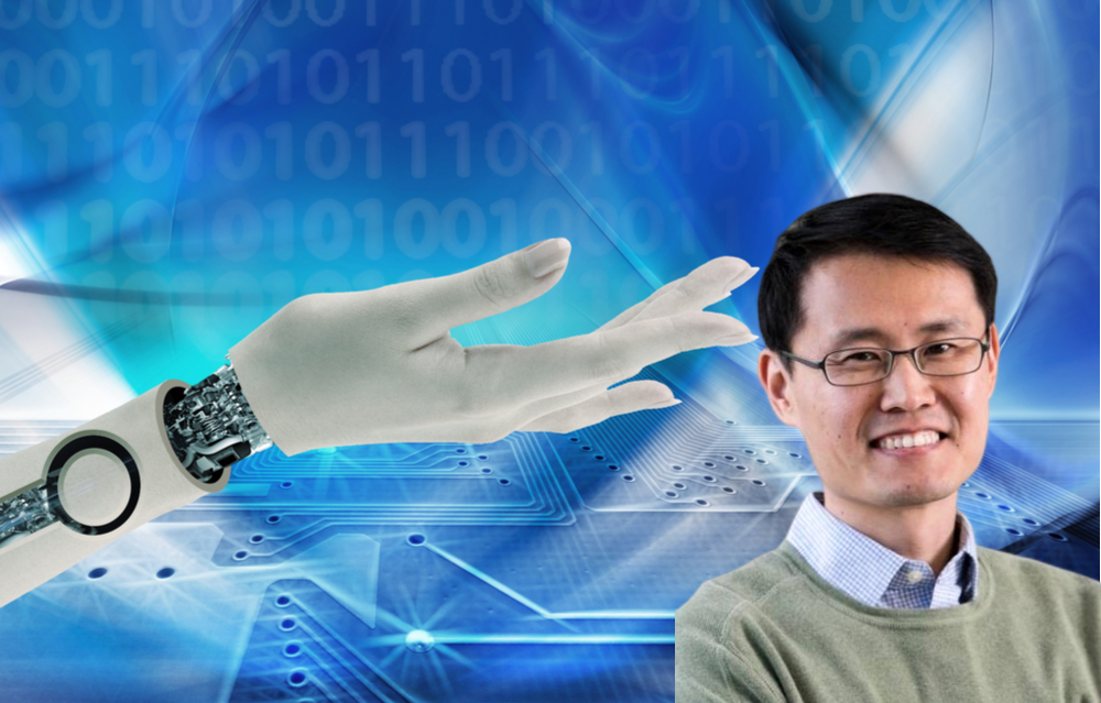 정재웅 KAIST 전기및전자공학부 교수 연구팀이 인간 피부 감지 능력을 뛰어넘는 로봇용 '전자피부'를 개발했다. (사진=KAIST, 셔터스톡)