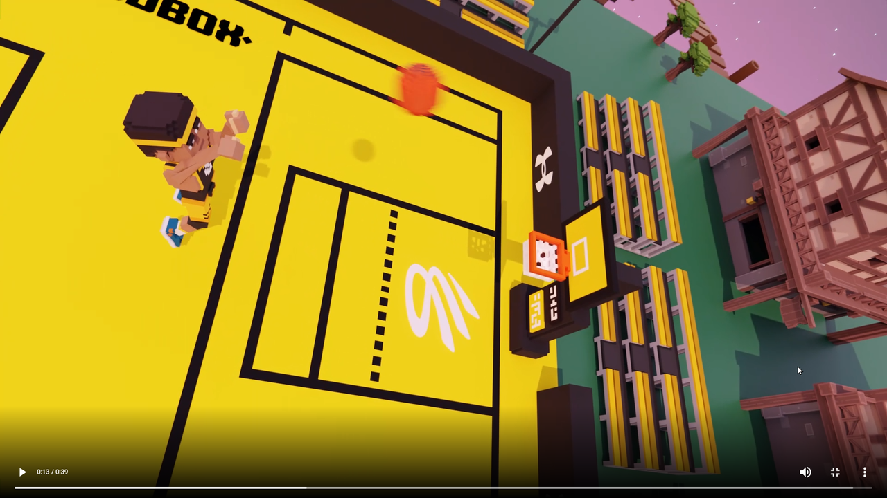 메타버스 샌드박스의 커리 캐릭터 (사진=샌드박스)