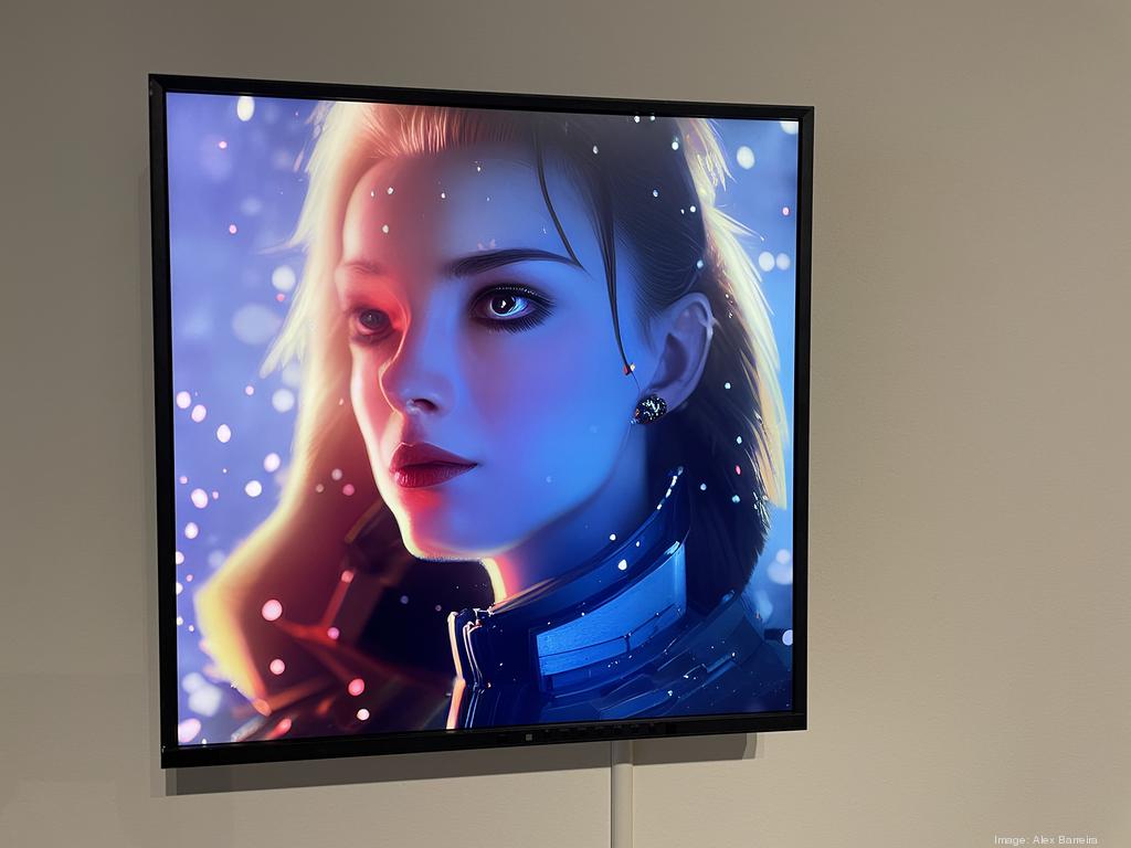 이미지 생성 AI 달리를 활용한 세계 최초의 미술 전시회가 10월26일 샌프란시스코 비트폼 갤러리에서 열렸다.(사진=비트폼 갤러리)