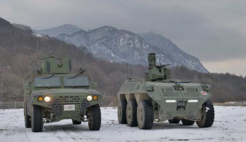 AI를 탑재할 군용 수색차량 (사진=방위사업청)