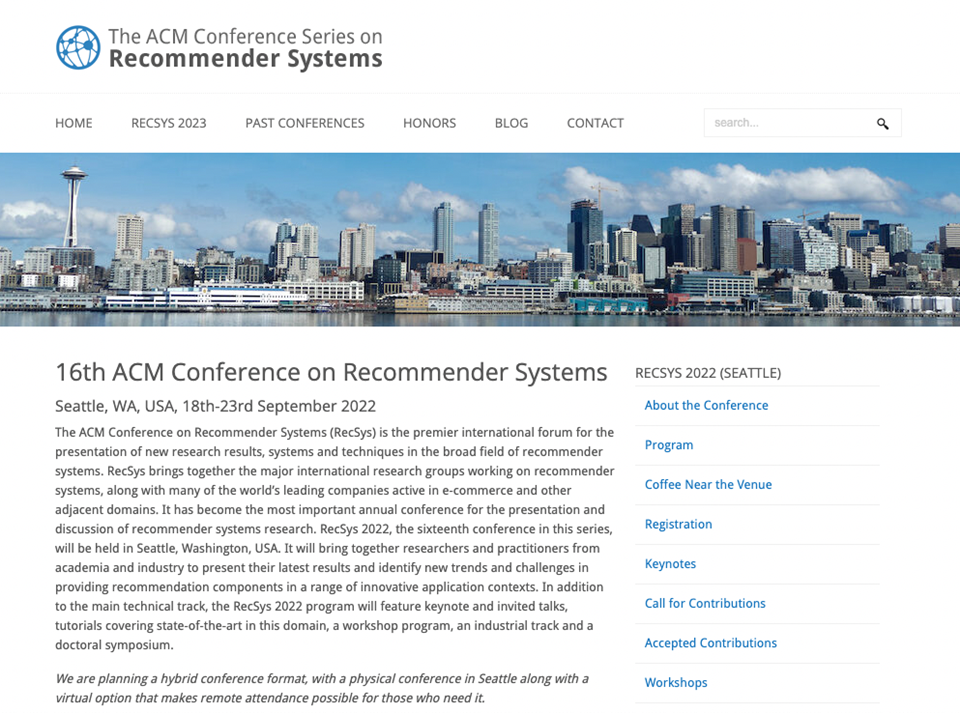 ACM 렉시스 2022 학회 홈페이지 대회 설명 페이지 (사진=업스테이지)