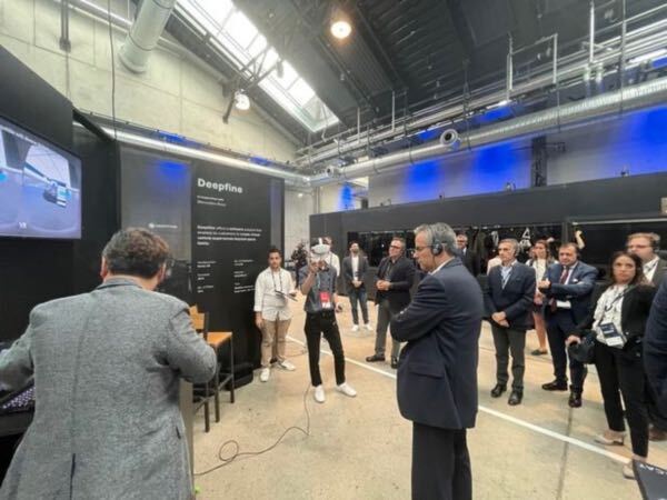 독일 슈투트가르트에서 열린 ‘EXPO2022’의 XR 쇼룸 (사진=딥파인)