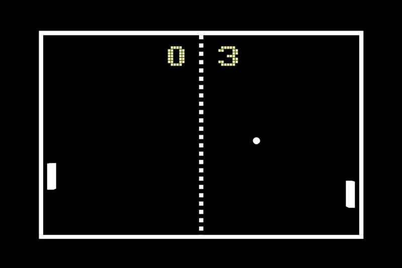 Pong, um dos primeiros videogames a ser criptografado