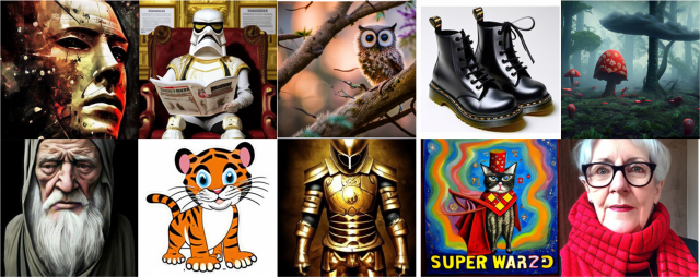 '칼로'가 생성한 이미지 (사진=카카오브레인) 