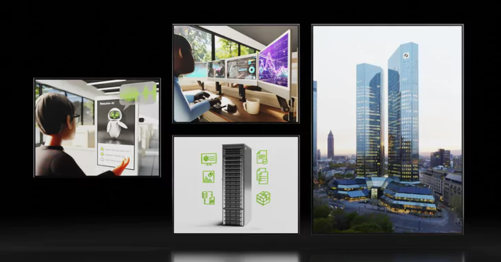 도이치 뱅크는 금융 서비스 부문에서 AI 사용을 가속화하기 위해 엔비디아와 파트너십을 발표했다.(사진=엔비디아)