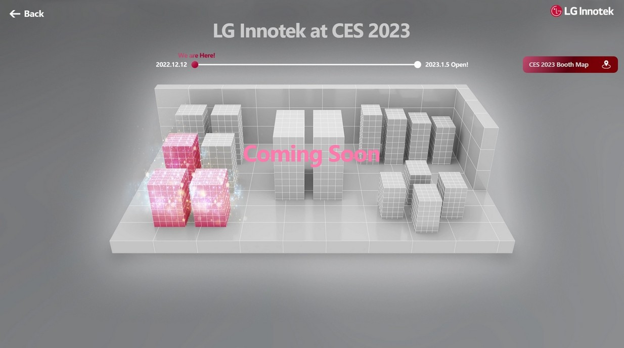 LG이노텍의 CES 2023 메타버스 전시관 조감도 (사진=LG이노텍)