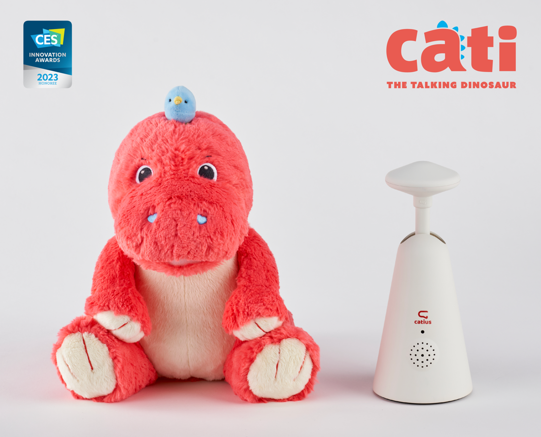 CES 2023 혁신상을 수상한 AI 인형 '카티' (사진=카티어스)