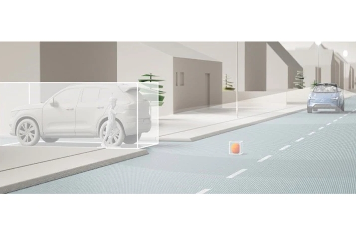 볼보가 지난해 공개한 자율주행 기술 '라이드 파일럿' 설명도 (사진=볼보)