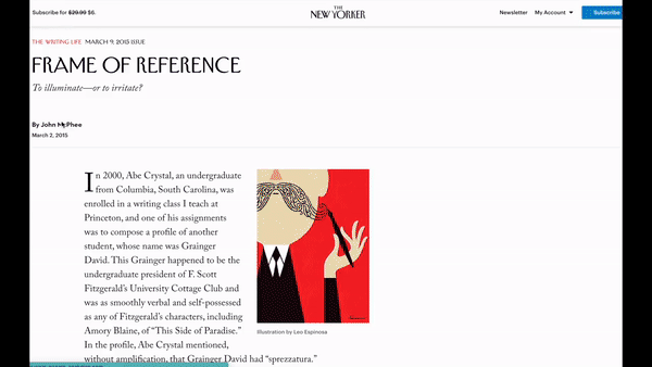 GPT제로가  인간이 작성한 글로 분석한 존 맥피가 작성한 뉴요커 기사 (사진=에드워드 티안)